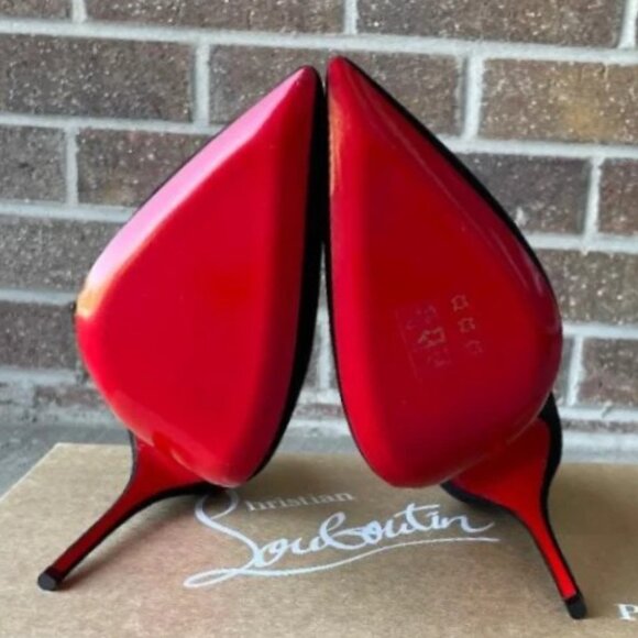 Christian Louboutin So Kate 120 Black Suede Pointed-Toe Pump - Picture 3 of 13